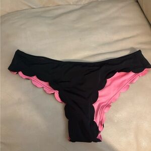 PINK Scalloped Bikini Bottom